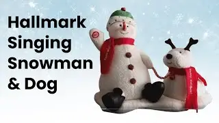 Hallmark 2004 Jingle Pals Singing Snowman & Dog