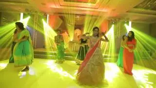 Bride and Bridesmaids Dance Performance in Indian Wedding