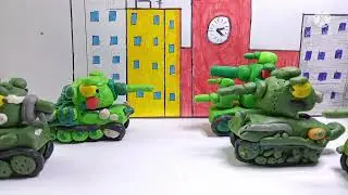 16 серия уничтожение ТАНКОМУЛЬТ из пластилина
