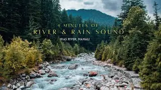 Ambient  Rain and River Music | Old Manali, Himachal #india #nature #ambientsount #rainthunder