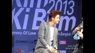 130329 Kibum Memory of Love Fanmeet Press in BKK Part 1