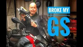 BMW R1200GS - Rear shock failure + Fork recall update