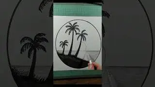 Dibuja este hermoso Atardecer muy Fácil  #dibujo #dibujarfacilmente #drawing #turorial #arte