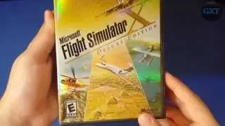 Microsoft Flight Simulator X+Deluxe Edition 2006 Video Game Unboxing-Overview HD 1080P