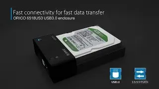 ORICO 6518US3 HDD Docking USB3.0 โอริโก้ ด๊อกกิ้ง สำหรับ HDD/SSD ขนาด 2.5/3.5 นิ้ว