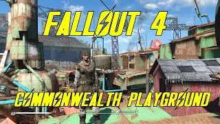 Fallout 4 Modded - Ep 08 Commonwealth Playground and the Enclave Power Armour