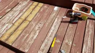 Cheapest way to fix old deck, no money!!!