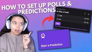 How to Create a Twitch Poll and Prediction! (Twitch Mod Tutorial)