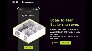 Dot3D x BIMIT: Scan to CAD simplified