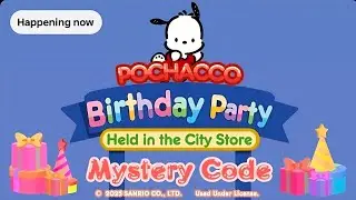 Roblox [UPDATE] Hello Kitty Cafe (Build) Pochacco Birthday Mystery Code