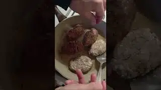 Мясные котлеты. Быстро и вкусно.  #Shorts