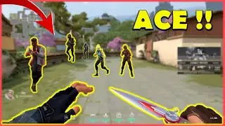 Crazy 1v5 Knife Battle | Valorant Knife Only | *KNIFE ONLY* 1v5 VALORANT ACE!!