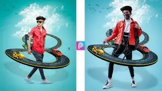 PicsArt - Viral Creative Raod Photo Editing || Picsart Editing - Ghaus Editz