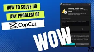 HOW TO FIX YOUR CAPCUT ERROR WITHIN SECONDS 