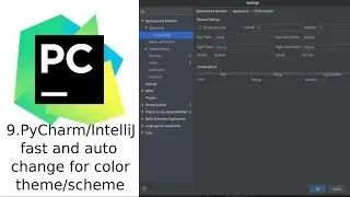 PyCharm/IntelliJ fast and auto change of the color theme