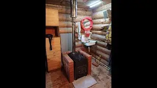 Металлическая печь для дачного домика