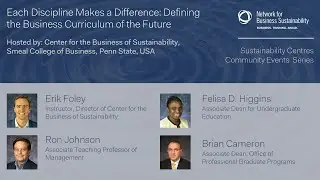 Student Engagement Series: Each discipline makes a difference