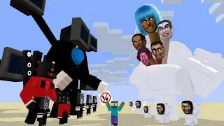 Monster School | Poor Sad TV Man STORY ALL Skibidi BOSS 2 Vs TRAFFIC LIGHTMAN - Minecraft Animation