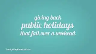 Giving you back your Public Holidays