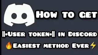 How to find user token in discord (very easy method).