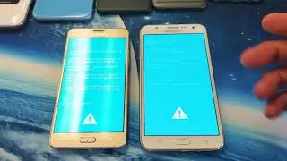 ALL GALAXY J7's: How to Get Out of Blue Screen 