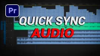 How To Sync Audio & Video in  Adobe Premiere Pro Tutorial (For Beginners)