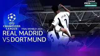 REAL MADRID VS DORTMUND - UCL FINAL 2024 | FOOTBALL LIFE 2024 GAMEPLAY