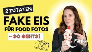 Food styling secret revealed: How to create fake ice cream for photos