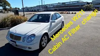 Mercedes W211 AC Pollen Filter Replacement guide