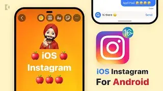 iOS Instagram For Android // iOS Emoji iOS Fonts On Insta Story // iGram v17