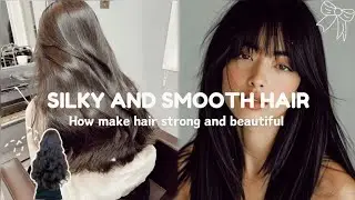 Easy Ways To Make Hair Silky And Smooth Hair 🌺 - 20 best tips || Khushi's Vibe 💜