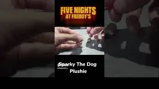 HOW TO MAKE SPARKY THE DOG PLUSHIE IN 1 MINUTE!!!  #sparky #fnaf #fnafmovie