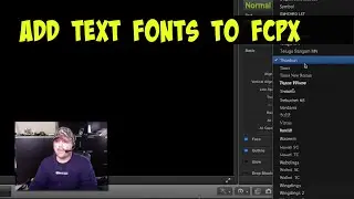 How To Add Text Fonts To Final Cut Pro X
