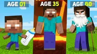 Surviving 99 Years as Herobrine in Minecraft...