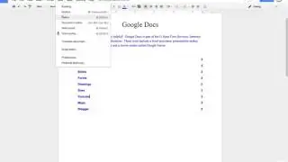 Extra Tools in Google Docs