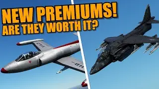 War Thunder DEV - NEW PREMIUMS! AV-8B NA & P-16! Are THEY WORTH IT?