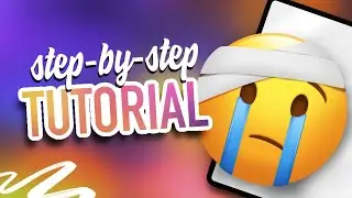❤️ FULL step-by-step TUTORIAL on emoji mixing ❤️ | #emoji #emojichallenge #art #procreate #tutorial