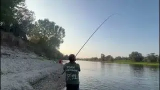 A pesca sul fiume Ticino con la bolognese Sacrale