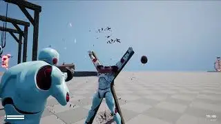 Torture devices. Ragdoll physics, dismemberment. Unreal Engine 5