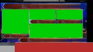 green screen  Talkshow Studio Set 4K,/News Studio Background