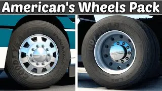 ATS 1.44 American's Wheels Pack Truck Mod By Jasper | American Truck Simulator