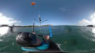 Duck Foil Tack Heel side to Toe Side Kite Foiling 360 video