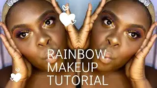 Rainbow makeup tutorial | Beginner Friendly | ShaniasArtistry xx
