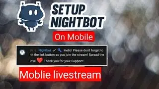 Setup nightbot on live stream 