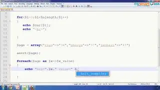 sorting array asort, ksort, arshort, krsort