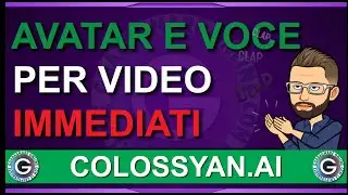 Creare Video Con Avatar e Voci Artificiali In Pochi Minuti Grazie A Colossyan.ai | Text to video