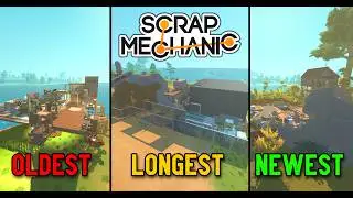 Visiting my old worlds before they stop working! | Scrap Mechanic
