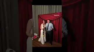 The Magic Mirror for the wedding of Darren and Amy.A massive congrats to you both!