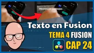 Animate TEXT in FUSION Davinci Resolve | Davinci Resolve Course Topic 04 Chapter 24