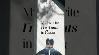 My favorite free fonts in Canva